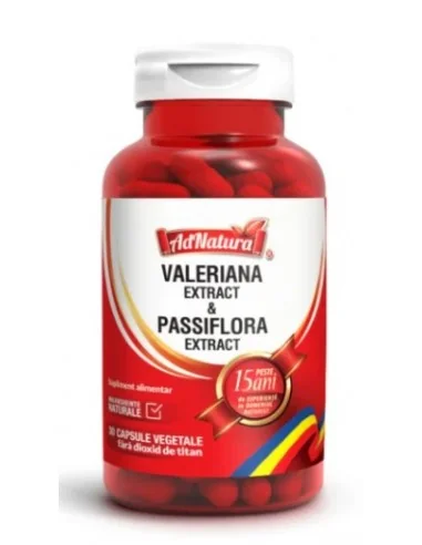 Valeriana extract & Passiflora extract 30cps AdNatura