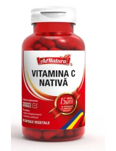 Vitamina c nativa 60cps AdNatura
