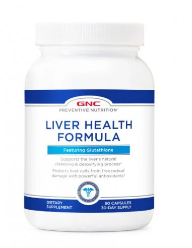 GNC PREVENTIVE NUTRITION LIVER HEALTH, FORMULA PENTRU SANATATEA FICATULUI, 90 CPS