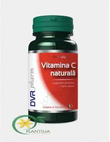 Vitamina C Naturala 60 cps DVR Pharm, VITAMINE SI MINERALE