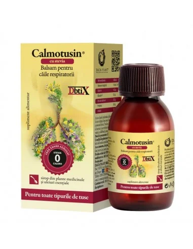 Calmotusin cu stevie Dbtix sirop 100ml Dacia Plant