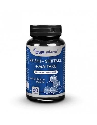 Reishi + Shiitake + Maitake 60 cps DVR Pharm