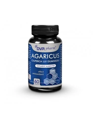 Agaricus – Ciuperca lui Dumnezeu 60 cps DVR Pharm