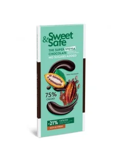 Ciocolata amaruie fara zahar 90g Sweet&Safe
