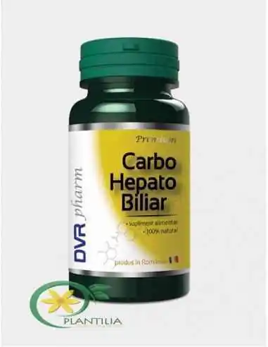 Carbo Hepato Biliar 60 cps DVR Pharm, REMEDII NATURISTE