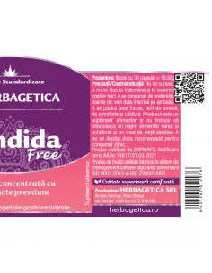 CANDIDA FREE 30 CPS Herbagetica 2