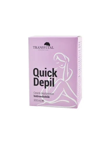 Quick depil-Ceară depilatoare, 150g - Transvital Quantum