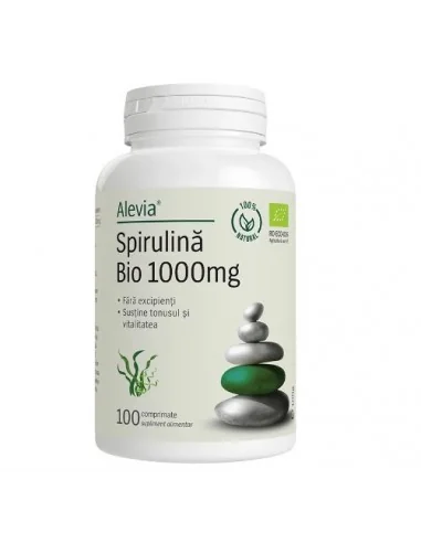 Spirulina Bio 1000mg 100 comprimate Alevia