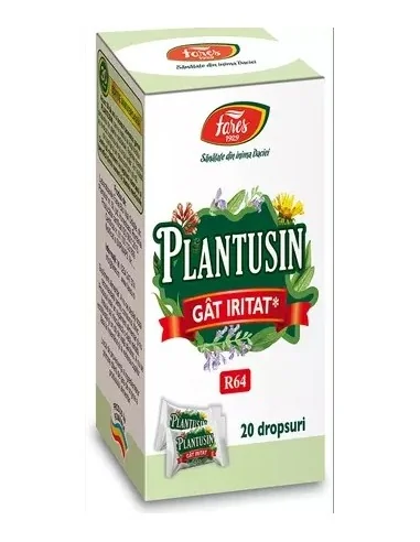 Plantusin gat iritat R64 20 dropsuri Fares