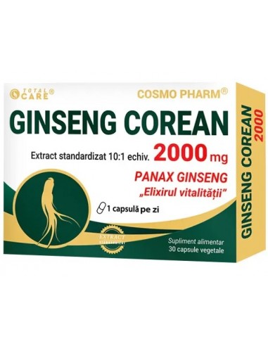 GINSENG COREAN 30 cps - Cosmopharm