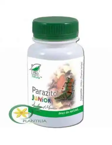 Parazitol Junior 250 cps Pro Natura Medica, REMEDII NATURISTE