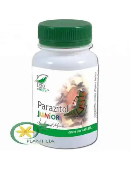 Parazitol Junior 250 cps Pro Natura Medica, REMEDII NATURISTE