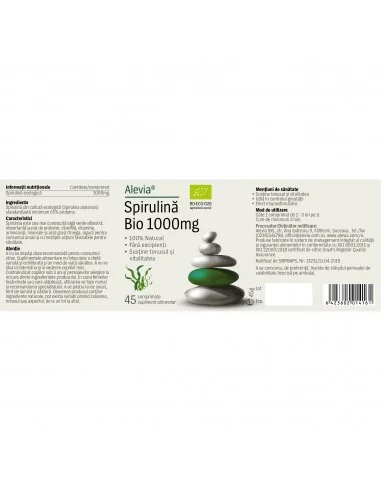 Spirulina 1000mg Alevia