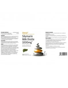 Silymarin Milk Thistle 1000 mg 60 cpr Alevia 2