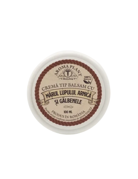 Crema tip balsam marul lupului arnica si galbenele 100gr Aroma Plant Bonchis