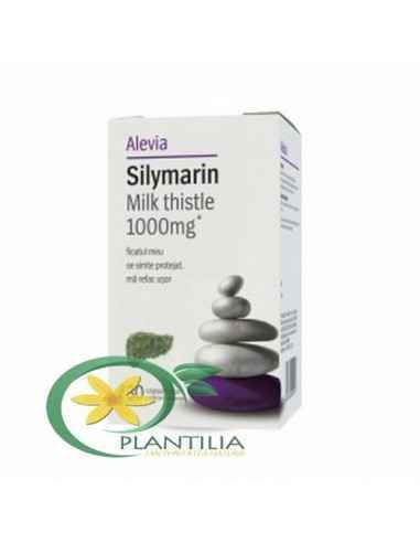 Silymarin Milk Thistle 1000 mg 30 cpr Alevia, REMEDII NATURISTE