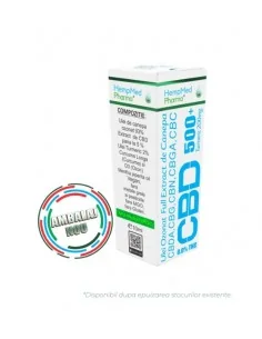 ULEI OZONAT CANEPA CBD 500MG 10ML HEMPMED PHARMA
