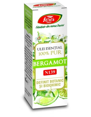 BERGAMOT ulei esential 100% pur 10 ml Fares