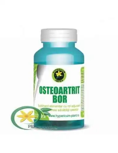 Osteoartrit Bor 60 cps Hypericum, REMEDII NATURISTE