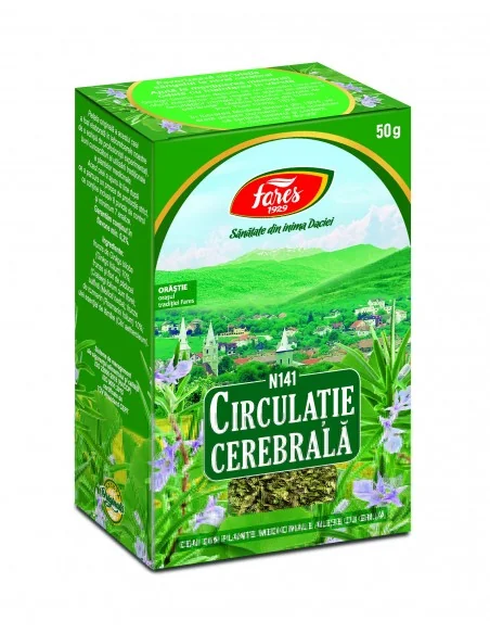 Ceai Circulatie Cerebrala 50 g Fares - Plantilia