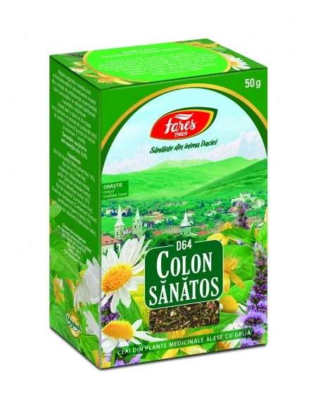 Ceai Colon Sanatos 50 g Fares - Plantilia