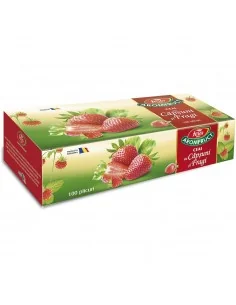 Ceai cu Capsuni si Fragi 100 plicuri Fares