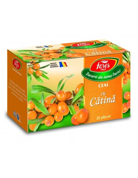 Ceai cu Catina 20 plicuri Fares - Plantilia
