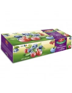 Ceai cu Merisoare si Afine 100 plicuri Fares