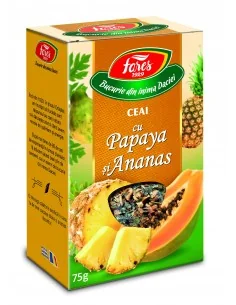 Ceai cu Papaya si Ananas 75g Fares