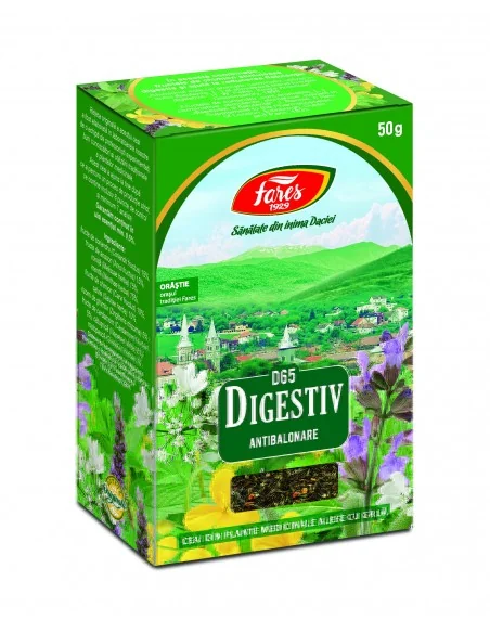 Ceai Digestiv 50 g Fares - Plantilia