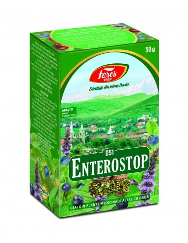 Ceai Enterostop D51 50 g Fares - Plantilia