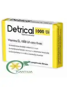 Detrical Vitamina D 1000 IU 60 cpr Zdrovit, VITAMINE SI MINERALE
