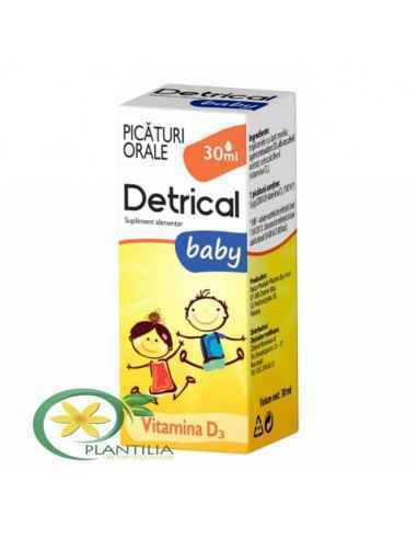 Detrical D3 Baby Picaturi Orale 30 ml Zdrovit, VITAMINE SI MINERALE