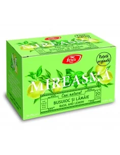 Ceai Mireasma Busuioc si Lamaie 20 plicuri Fares