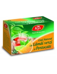 Ceai Natural cu lamai verzi și portocale 20 plicuri Fares - Plantilia