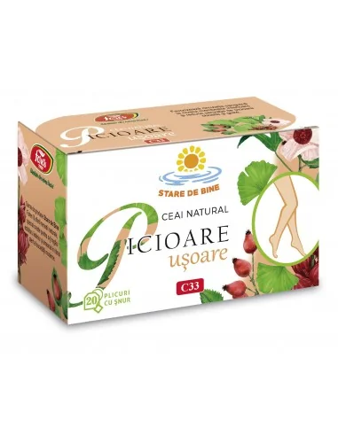 Ceai Picioare Usoare 20 plicuri