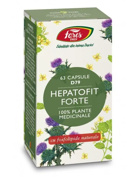 Hepatofit Forte 63 cps Fares - Plantilia