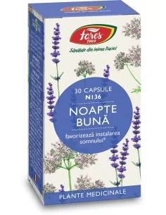 Noapte Buna 30 capsule Fares