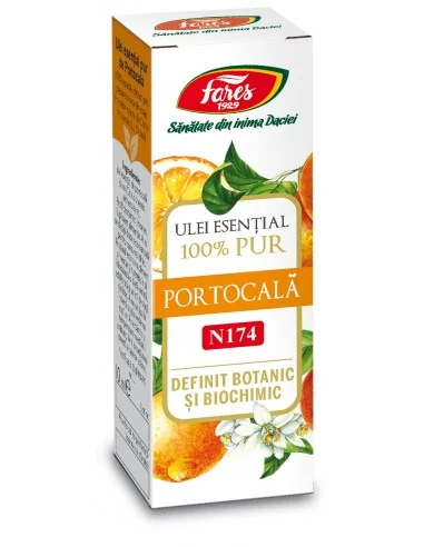 Portocala ulei esential 100% pur 10 ml Fares