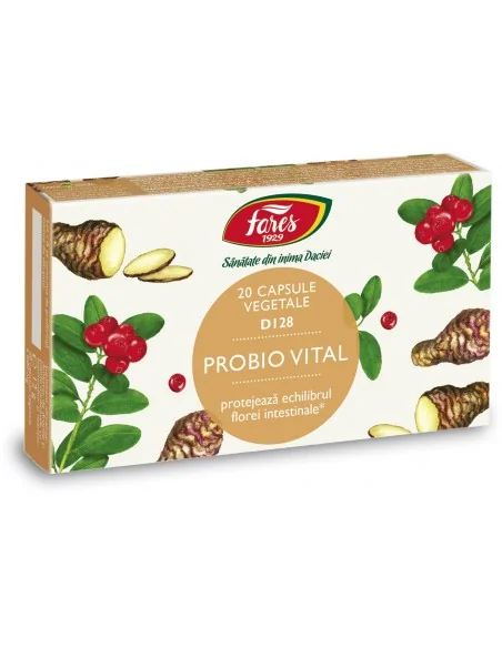 ProBio vital D128 20 capsule Fares - Plantilia