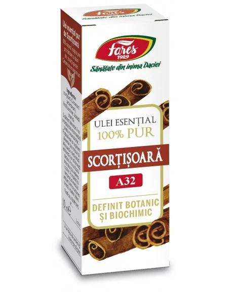 Scortisoara ulei esential 100% pur 10 ml Fares