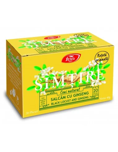 SIMTIRE SALCAM CU GINSENG 20 pliculete cu snur...