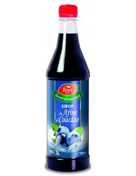 Sirop cu Afine si Coacaze 700ml Fares
