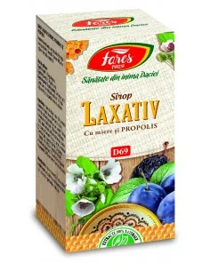 Sirop Laxativ cu Miere si Propolis D69 100 ml Fares