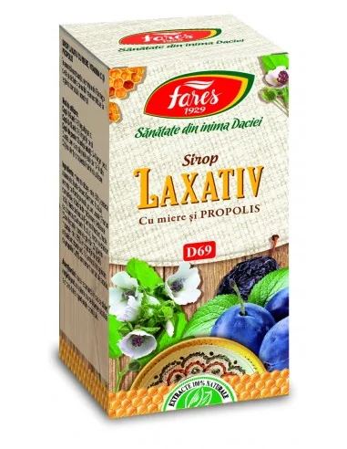 Sirop Laxativ cu Miere si Propolis D69 100 ml Fares - Plantilia