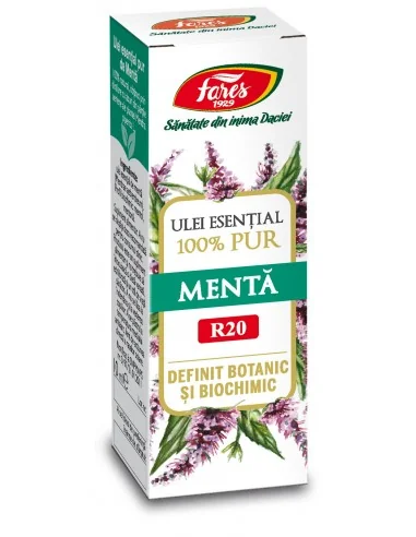 Ulei Esential Menta 10 ml Fares