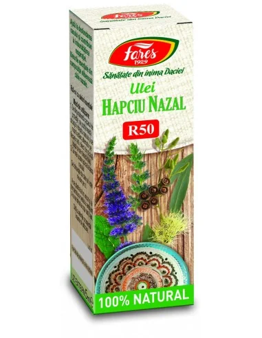 Ulei Hapciu Nazal roll - on 5 ml Fares - Plantilia