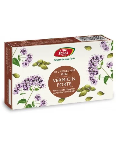 Vermicin Forte D102 20 capsule moi Fares