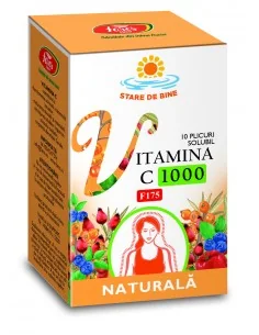 Vitamina C 1000 naturală, F175, solubil Fares - Plantilia