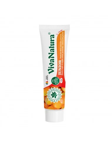 Pasta dinti GennaDent Junior Portocala 80ml...